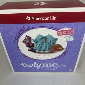 American Girl Truly Me World Traveler Collection Peru Outfit Doll Set